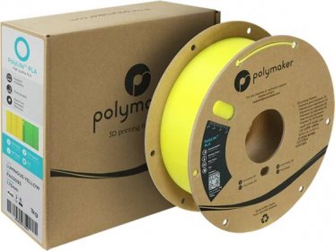 Polymaker PolyLite Luminous PLA Yellow - 3DJake Česká republika 