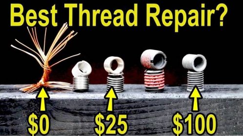 Best Stripped Thread Repair? Heli Coil vs TIME-SERT, JB Weld, Loctite