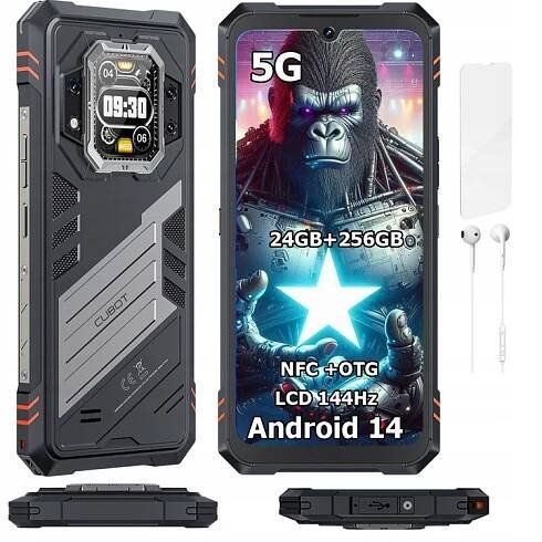 Smartphone Cubot King Kong Star 2 12 GB / 256 GB 5G černý