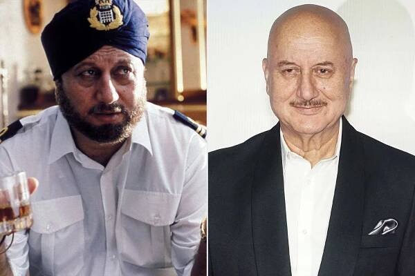 Anupam Kher as Mohaan Singh Bhamra in 'Bend It Like Beckham'; Kher at the 'Dono' premiere in Mumbai in 2023