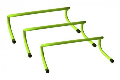 Tréninkové překážky zelené (3 kusy) - výška 15 cm