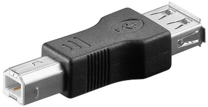 PremiumCord USB redukce A-B, Male/Female