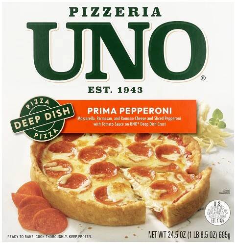 9 inch Chicago Style Deep Dish Pepperoni Pizza