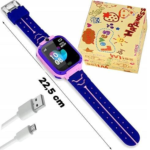 CHYTRÉ HODINKY PRO DĚTI GPS HODINKY SOS LOKÁTOR DĚTSKÉ RŮŽOVÉ SMART Délka řemínku/náramku 160 mm