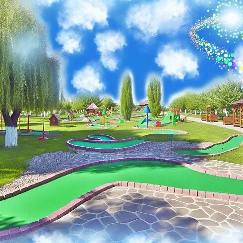Kam na Minigolf Praha Újezd nad Lesy: Újezdský minigolf - lesní dobrodružství! 1