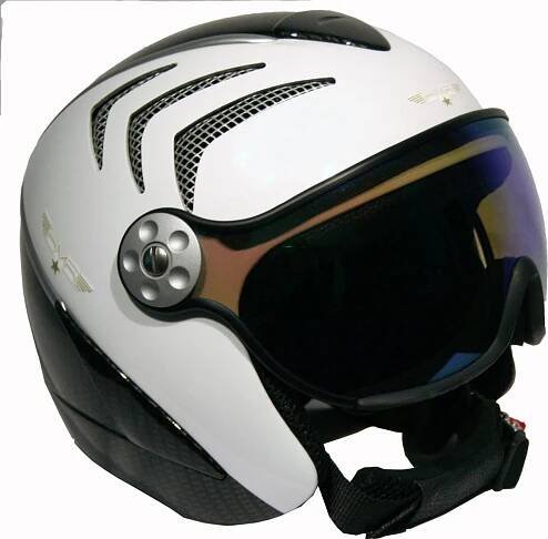 HMR H2 R wht/carbon/silver+ štít VTM008 XL 15/16