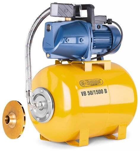 Vodárna domácí Elpumps VB50/1500 B s mosazným kolem