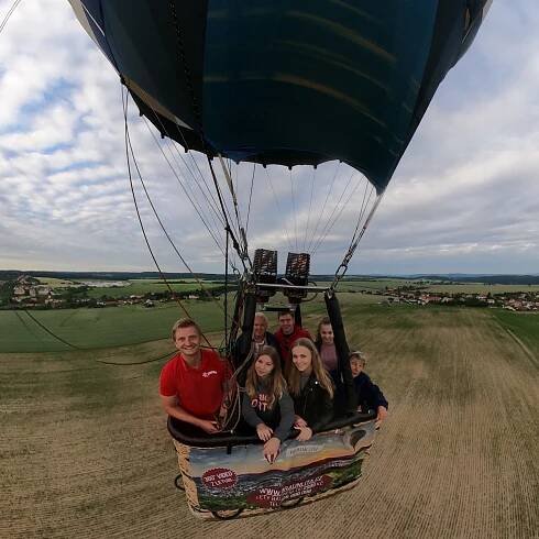 Let balonem Rudice u Blanska 18.6. | Braunlita.cz