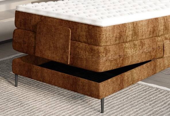 Boxspring postel Wave NEW 100 × 200 + elektrické polohování