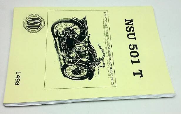 NSU 501 T Katalog ND v němčině 1930 reprint - Image 7