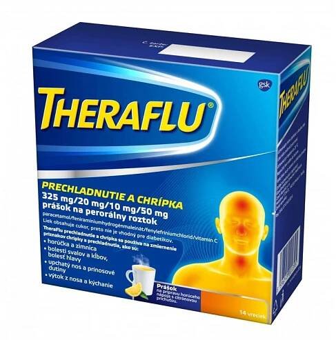 THERAFLU PRECHLADNUTIE A CHRÍPKA 14ks