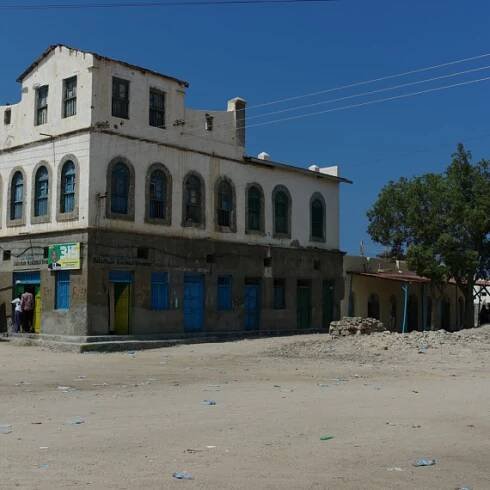 Centrum městečka Berbera 