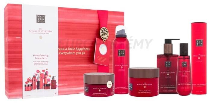 Tekuté mýdlo Rituals The Ritual Of Ayurveda 6 Rebalancing Bestsellers 300 ml Kazeta