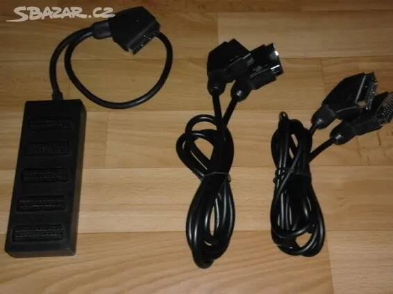 SCART kabely (scart,rozbočovač) .