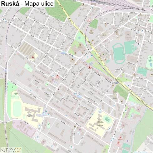 Ruská - mapy | Kurzy.cz