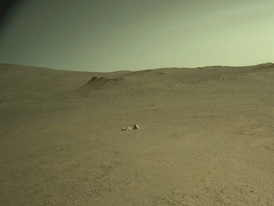The Perseverance rover acquired this image looking at Soroya
