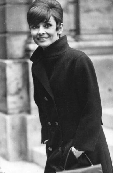 Audrey Hepburn photographed by Pierluigi Praturlon during the filming of How to Steal a Million, Paris France, 1965.