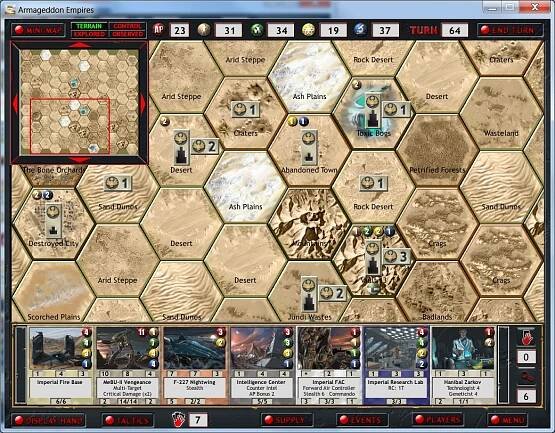 Armageddon Empires - Main Map