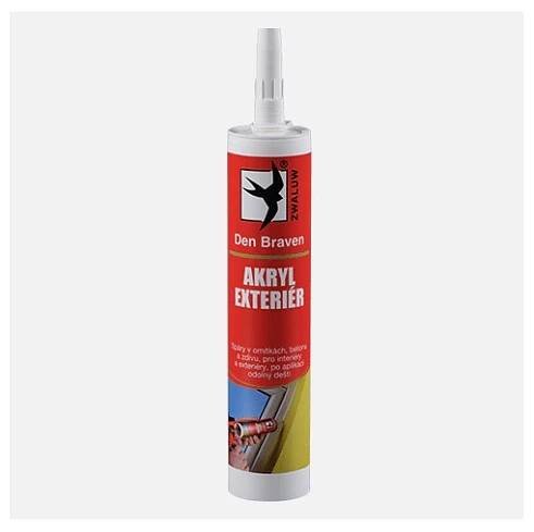 Tmel akrylát Den Braven bílý exteriér /280 ml