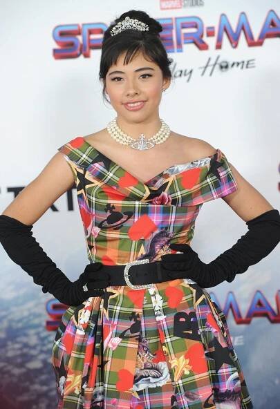 Xochitl Gomez at an event for Spider-Man: Bez domova (2021)