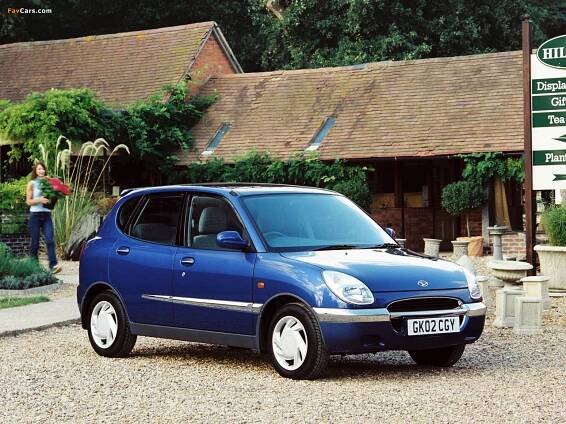 Daihatsu Sirion automobil a modelové roky