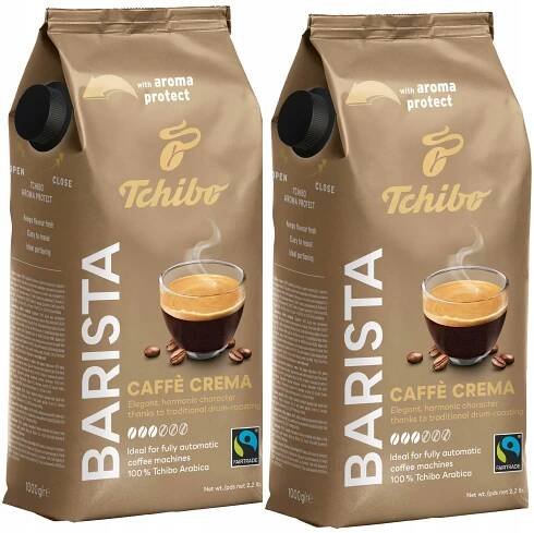Káva zrnková Tchibo BARISTA CAFFE CREMA 2 x 1 kg