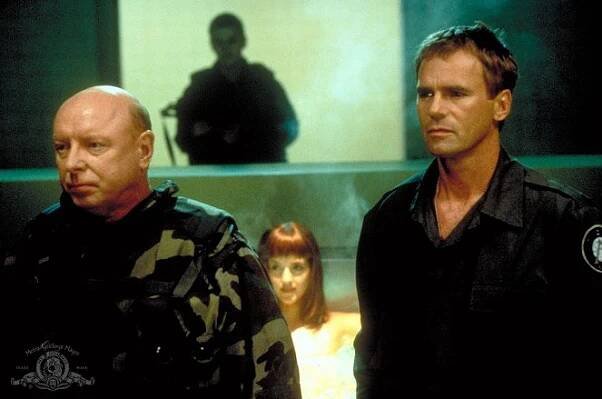 Hvězdná brána - Hathor - Z filmu - Don S. Davis, Suanne Braun, Richard Dean Anderson