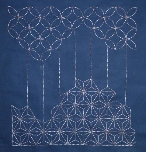 sashiko | Sashiko, Motifs de broderie faite main, Broderie au ruban