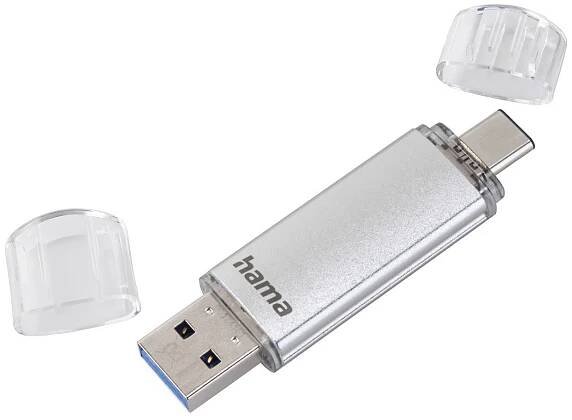 Flash disk HAMA Flash Pen Laeta Twin 32 GB USB-C/USB-A OTG