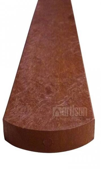 Plastové plotovky Transform půlkulaté 78x21x800, cihlové - recyklát