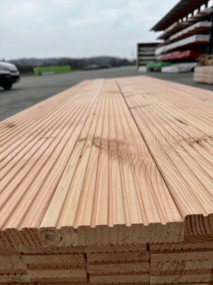 TERASOVÁ DESKA TERASA DAGLEZJA HLADKÁ RYFEL RÝHOVANÁ 26x145mm za 816.00CZK - Allegro