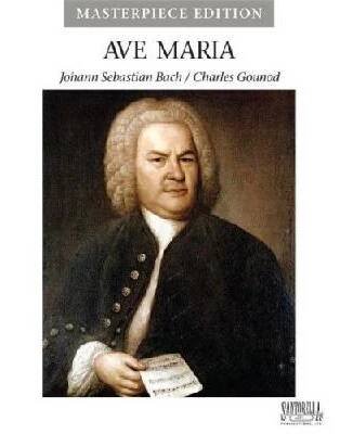 Johann sebastian bach, charles gounod: ave maria - masterpiece edition (noty na klavír)