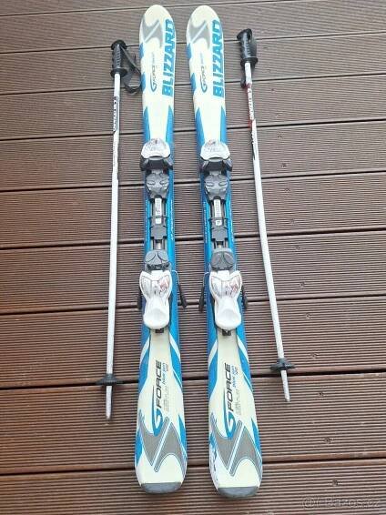 Prodám dětské sjezdové lyže Blizzard 120 cm - Mladá Boleslav
