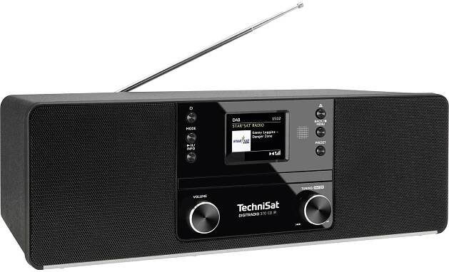 TechniSat DIGITRADIO 370 CD IR 0000/3949 stolní rádio, DAB+, DAB, FM, internetové, Wi-Fi, Bluetooth, CD, USB, internet, 