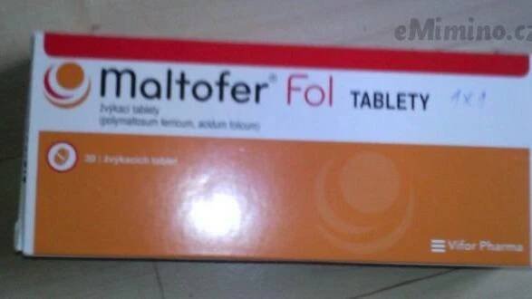 Maltofer FOL - tablety - železo