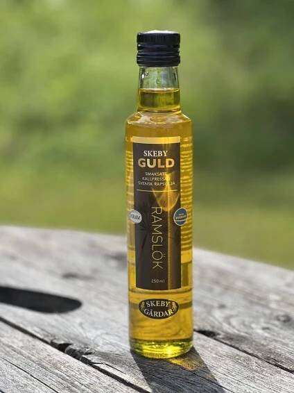 Skeby guld rapsolja ramslök 250 ml