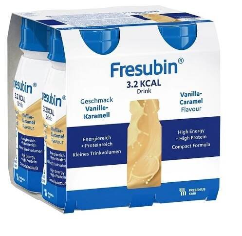 Fresubin 3,2 kcal DRINK Vanilka a karamel 4x125 ml