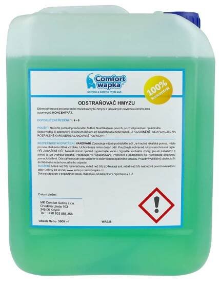 Odstraňovač hmyzu 5L - Comfort wapka