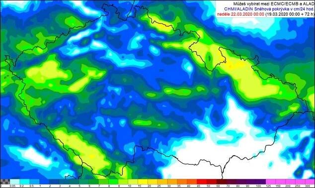 Počasí v Česku: Astronomické jaro je tu, do Česka se ale vrátí zima a mrazy. MAPY sněhové pokrývky a teplot | Kurzy.cz