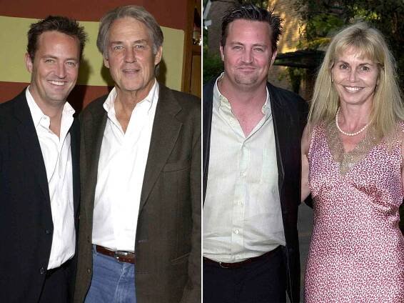 Matthew Perry, John Bennett Perry, and Suzanne Morrison