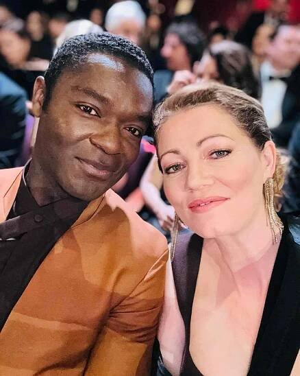 David Oyelowo and his wife Jessica Oyelowo attend The 96th Academy Awards on March 10, 2024, at the Dolby Theatre in Hollywood, Los Angeles. 