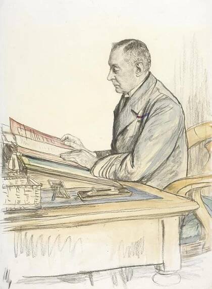 Soubor:Admiral of the Fleet Sir Henry Bradwardine Jackson Gcb Kcvo Frs- 1917 Art.IWMART1752.jpg – Wikipedie