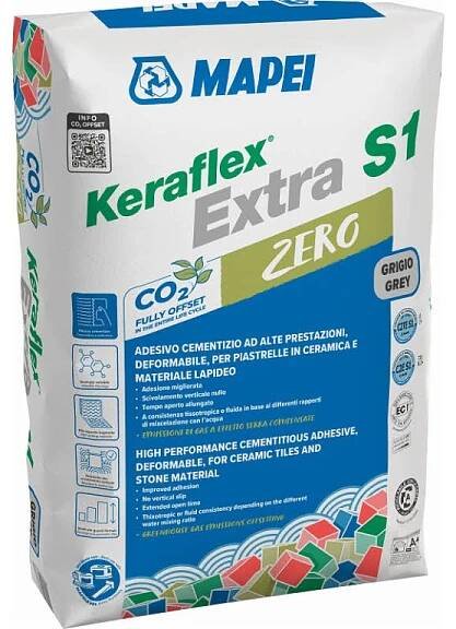 Mapei Keraflex Flexibilní lepidlo Extra S1 Zero C2TES1; 25 kg