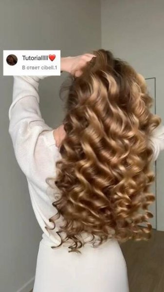 3 socks Heatless curls TUTORIAL #hairhack #beauty #hairstyle #longhair #beautifulcurls #hairtutorial