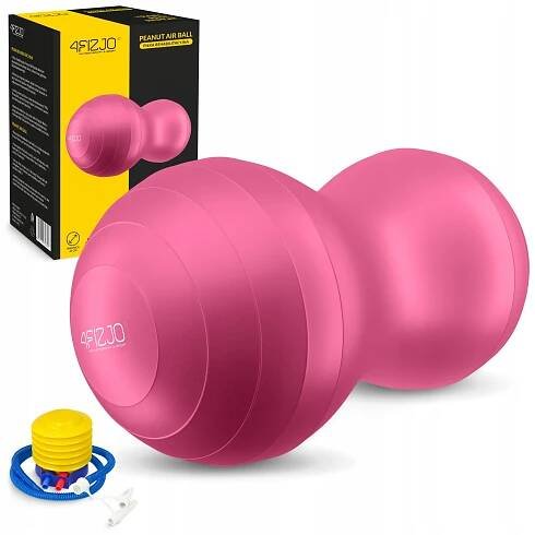REHABILITAČNÍ MÍČ GYMNASTICKÝ CVIČENÍ PEANUT BALL FAZOLE PUMPKA 90 cm