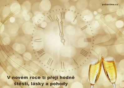 Přání nový rok, silvestr (obrázky, text) | Pobavime.cz