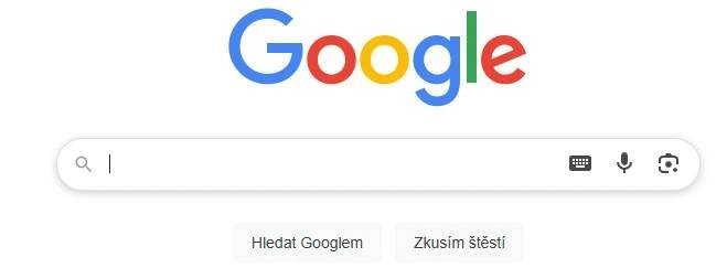 Vyhledavani Google