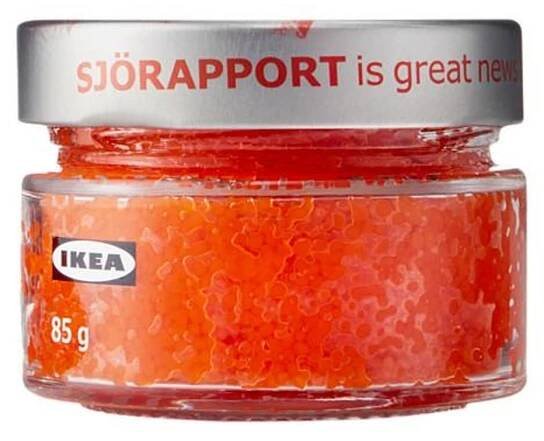 SJÖRAPPORT kaviár z červených řas