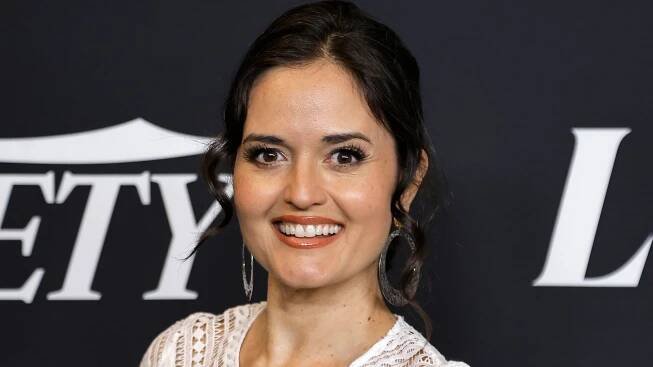 The Wonder Years' Danica McKellar and her towering son, 15, wear matching outfits in vacation photos