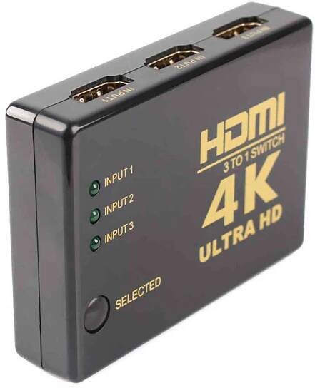 HDMI Slučovač 3 vstupy na 1 výstup